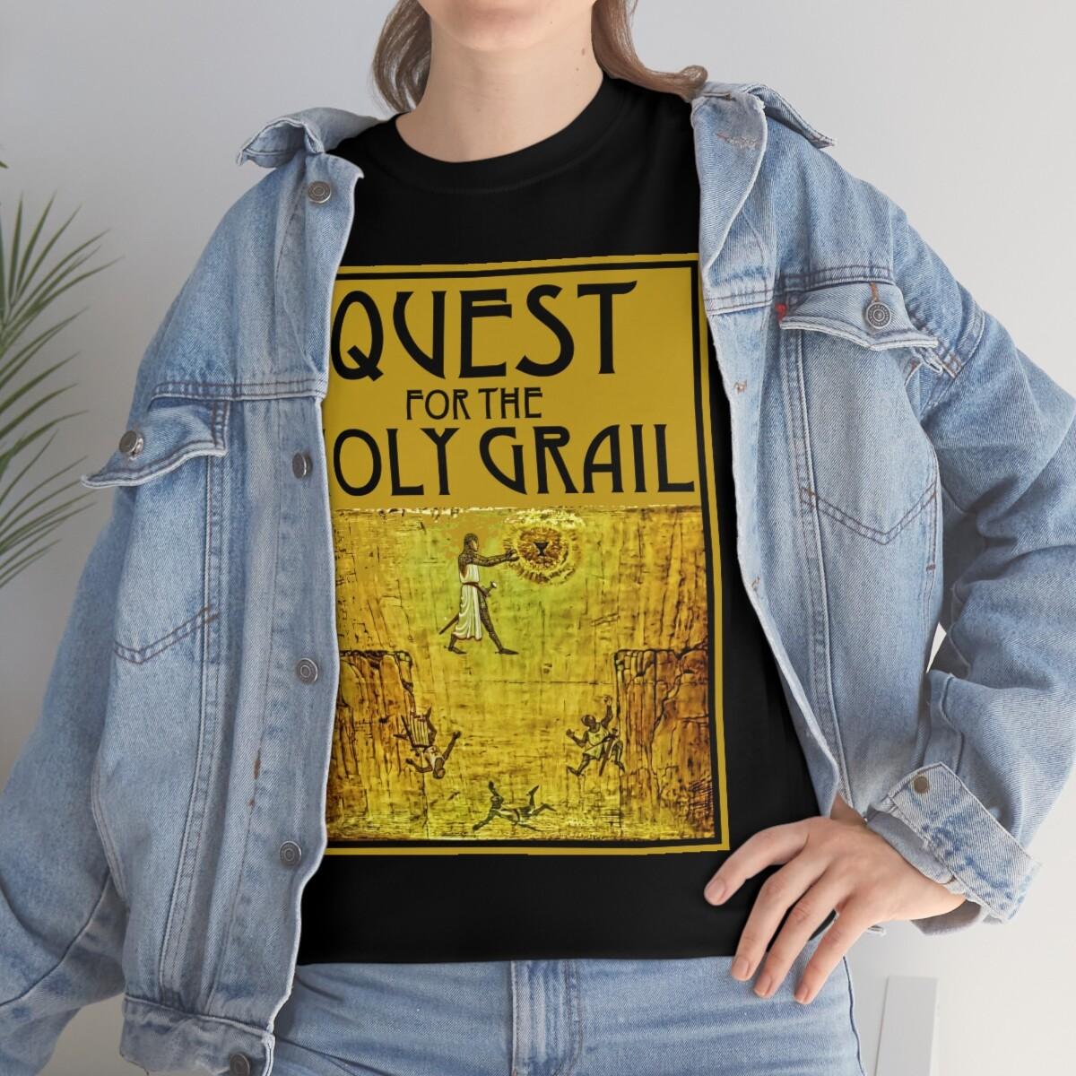 Quest for the Holy Grail Indiana Jones Unisex Heavy Cotton Tee S