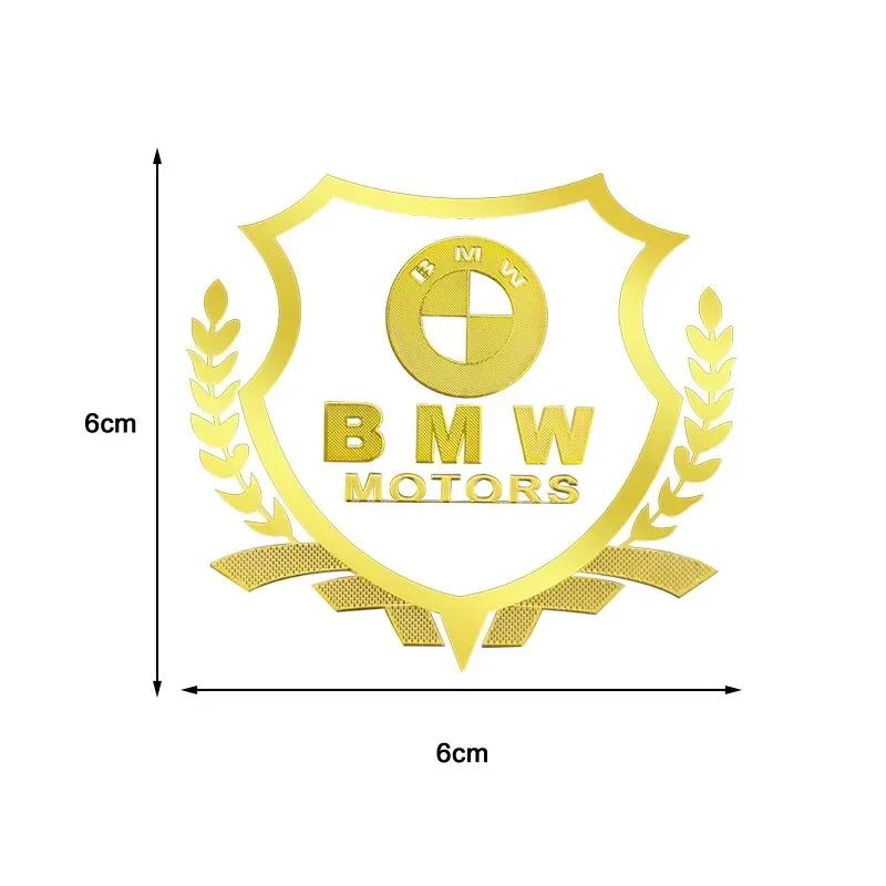 2025 Hot For BMW Wheat Logo Car Sticker Gold/Silver Emblem Side Badge Decal VIP For BMW X7 X3 X4 X5 X6 5 7 Series G11 G12 G30 G3