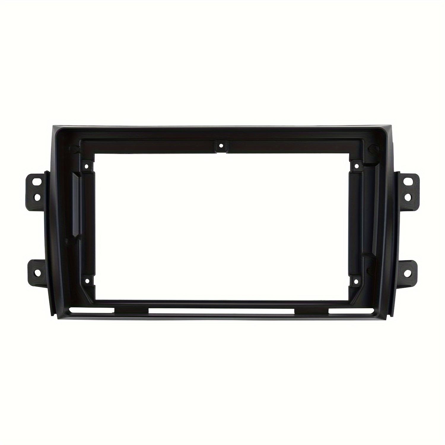 For 1pc 9 Inch Universal Car Radio Fascia Frame, Plastic Stereo DVD Player  for SUZUKI SX4, for FIAT  Battery чёрный