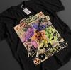 Unisex Shirt Cotton Oversize Large Size Jojo's Bizarre Adventure T-Shirt Jotaro Tshirt Dio Joseph Shirt Giorno Anime Tee