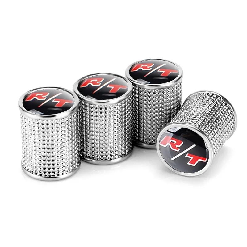 Car Styling Wheel Tire Valve Caps Covers for Dodge CALIBER CARAVAN DURANGO Challenger CHARGER JOURNEY NITRO RAM Accessories WW7