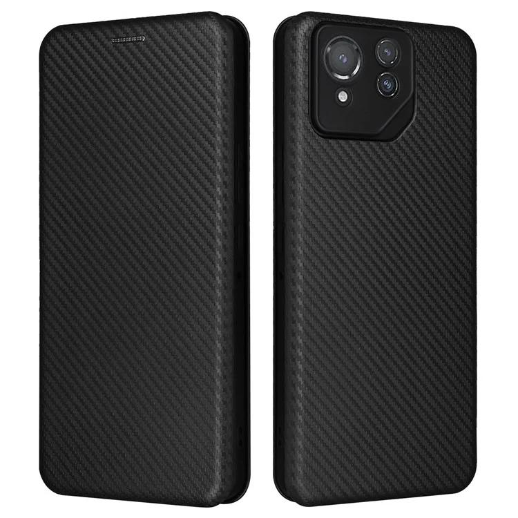 

Чехол для телефона Asus ROG Phone 8 5G/Phone 8 Pro 5G, текстурированная подставка из углеродного волокна, держатель для карт