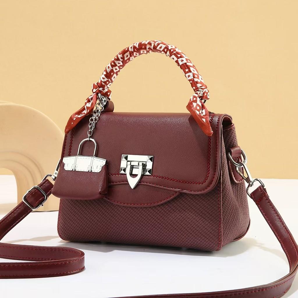 Urban Minimalist Pu Tote Bag With Splicing And Macaron Colors For Daily Use