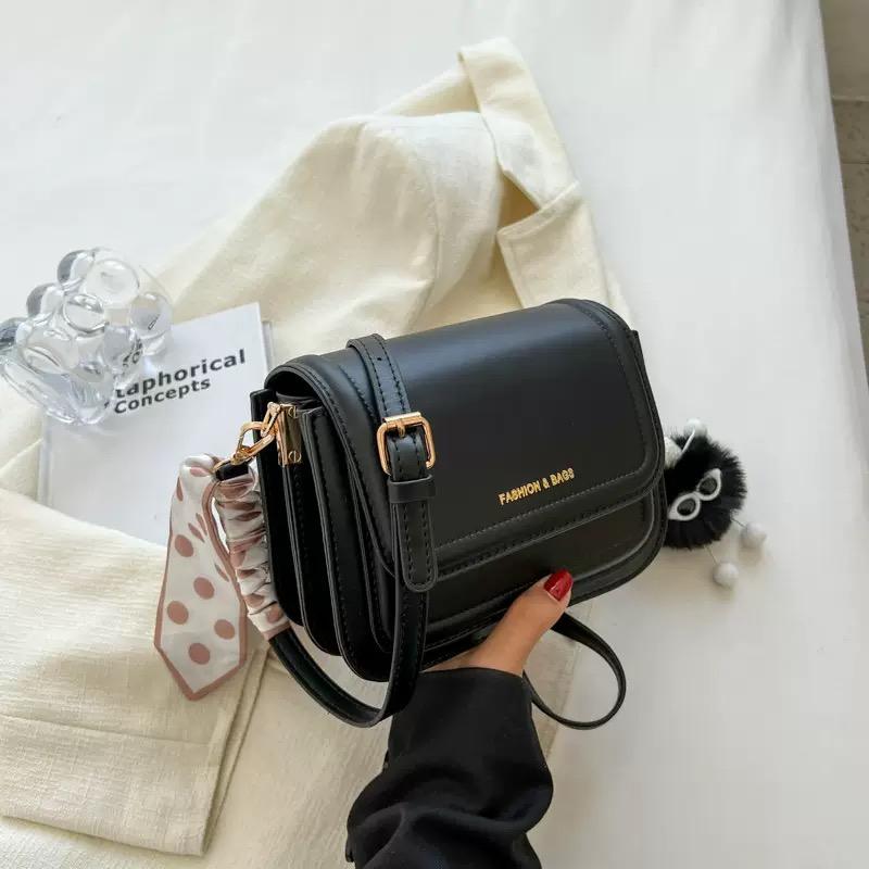 Leather Shoulder Bag Purse for Women - Fashion Crossbody Bags Underarm Bag Small Square Satchel Handbag