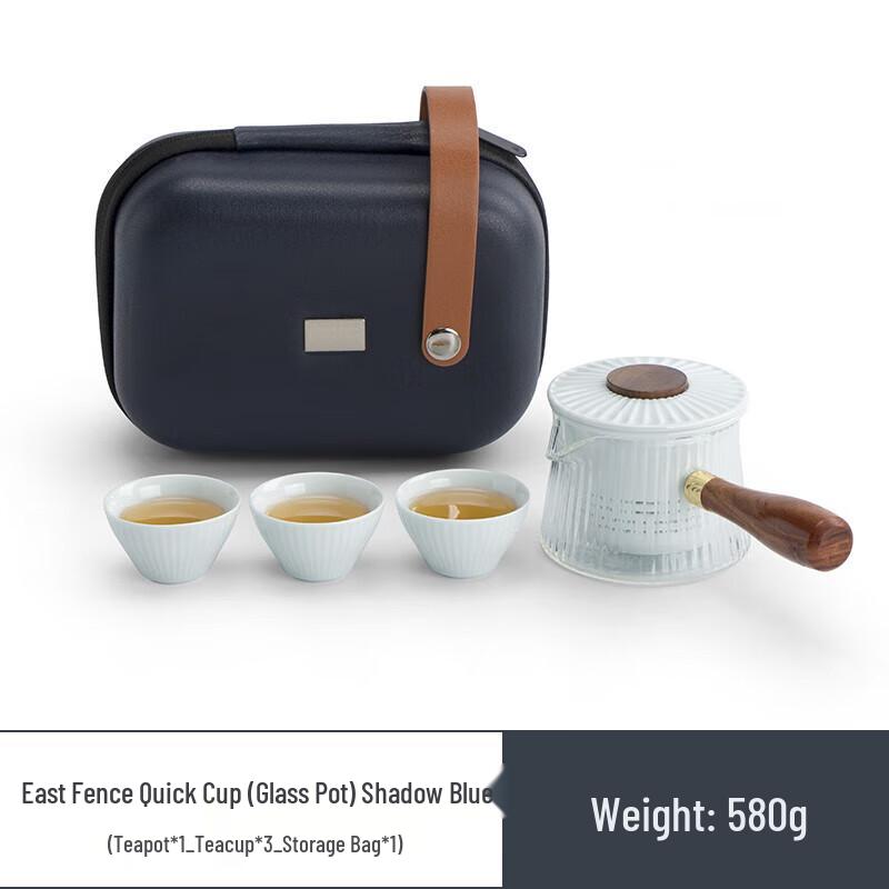 Mr. Nanshan Yingqing Ceramic Portable Kung Fu Tea Set