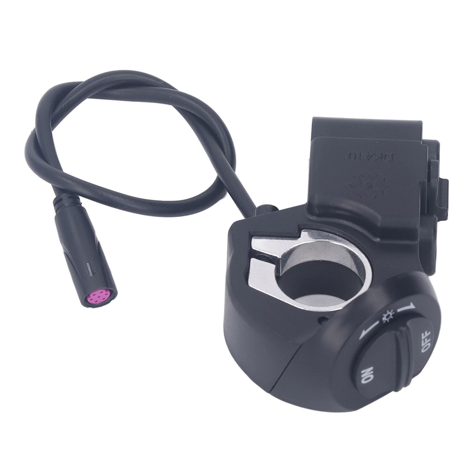

Переключатель фары, поворотника и сигнала 3 в 1 для электровелосипеда/самоката с самоблокировкой, водонепроницаемый для электровелосипедов