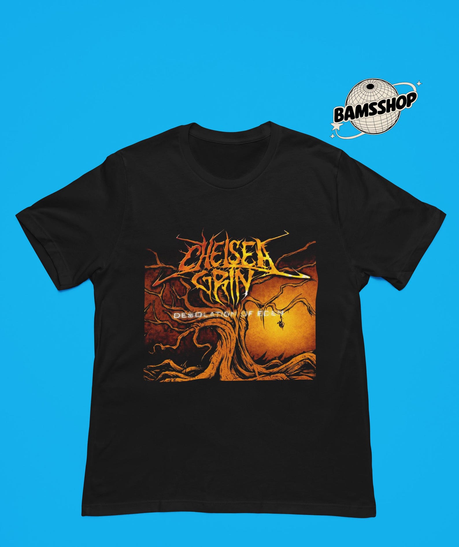 Chelsea Grin Shirt, Deslotion Of Eden Album Band Tee, Heavy Deathcore Concert Top, Merch Tee 3XL