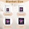 1PC Custom Name K-Pop Demon Hunters Blanket Girls Boys Plush Throw Blanket Novelty Warm Blanket All Season Gift