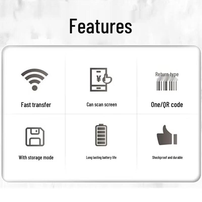 Seuic VF6600WB-C Wireless Bluetooth Barcode Scanner