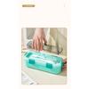 Simple Single-layer Lunch Box Microwave Heating Plastic Sealed Bento Portable Set Cutlery School Office Food Storage Container