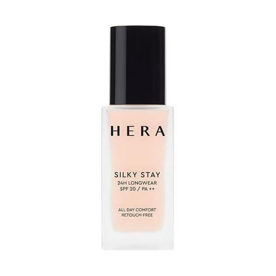 Тональный крем HERA Silky Stay 24H Long Wear Foundation EX 30 г 17C1 Petal Ivory | Depacos | Жидкий тональный крем | Держится 24 часа | Не осыпается | Высокая адгезия