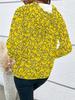 Women's casual sweatshirt with many yellow cartoon ducks densely arranged and printed casual fashion hooded sweatshirt