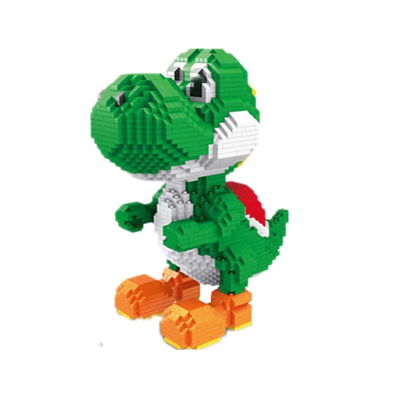 Cartoon Anime Game Figure Dinosaur Blocks Building Toy Bricks Educational Brinquedos for Kids Gift Children Christmas Present