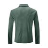 Men's Lapel Solid Color Sports Casual Outdoor Long Sleeved Top