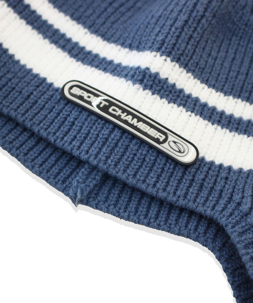 SPORT CHAMBER Sc Root Earflap Beanie (Navy)