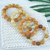 Jade Bodhi Root Bead Wrap Bracelet: Soft, Natural Flower Skin Design for Relaxation & Style