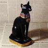 Estilo Egípcio Deusa da Lua Gato Deus Estatueta Resina Colecionável Estátua Decoração de Casa