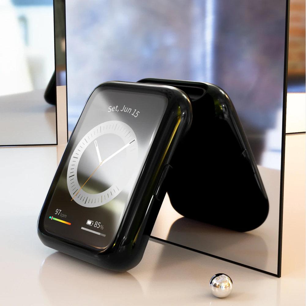 2in1 Case with Screen Protector for Huawei Watch Fit 2, Black