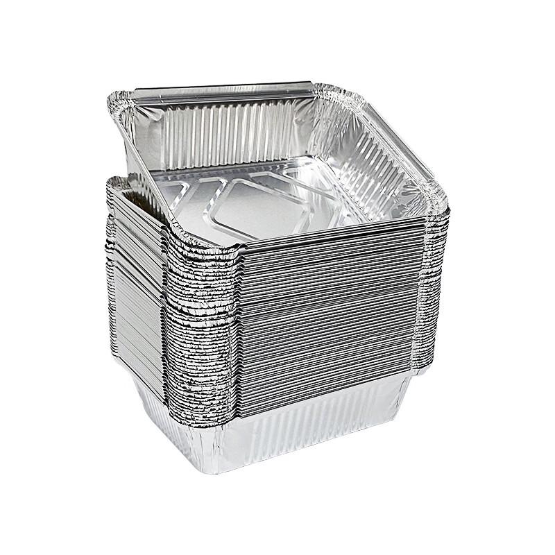 Handton Rectangular Aluminum Foil Containers with Lids