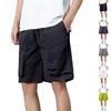 Herren Locker geschnittene Cargoshorts mit mehreren Taschen Kordelzug Taille Lässige Leichte Outdoor-Shorts