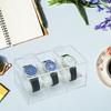 Watch Arrangement Case Transparent Acrylic Watches Box with Protective Pillows Elegant Wristwatch Storage Organizer