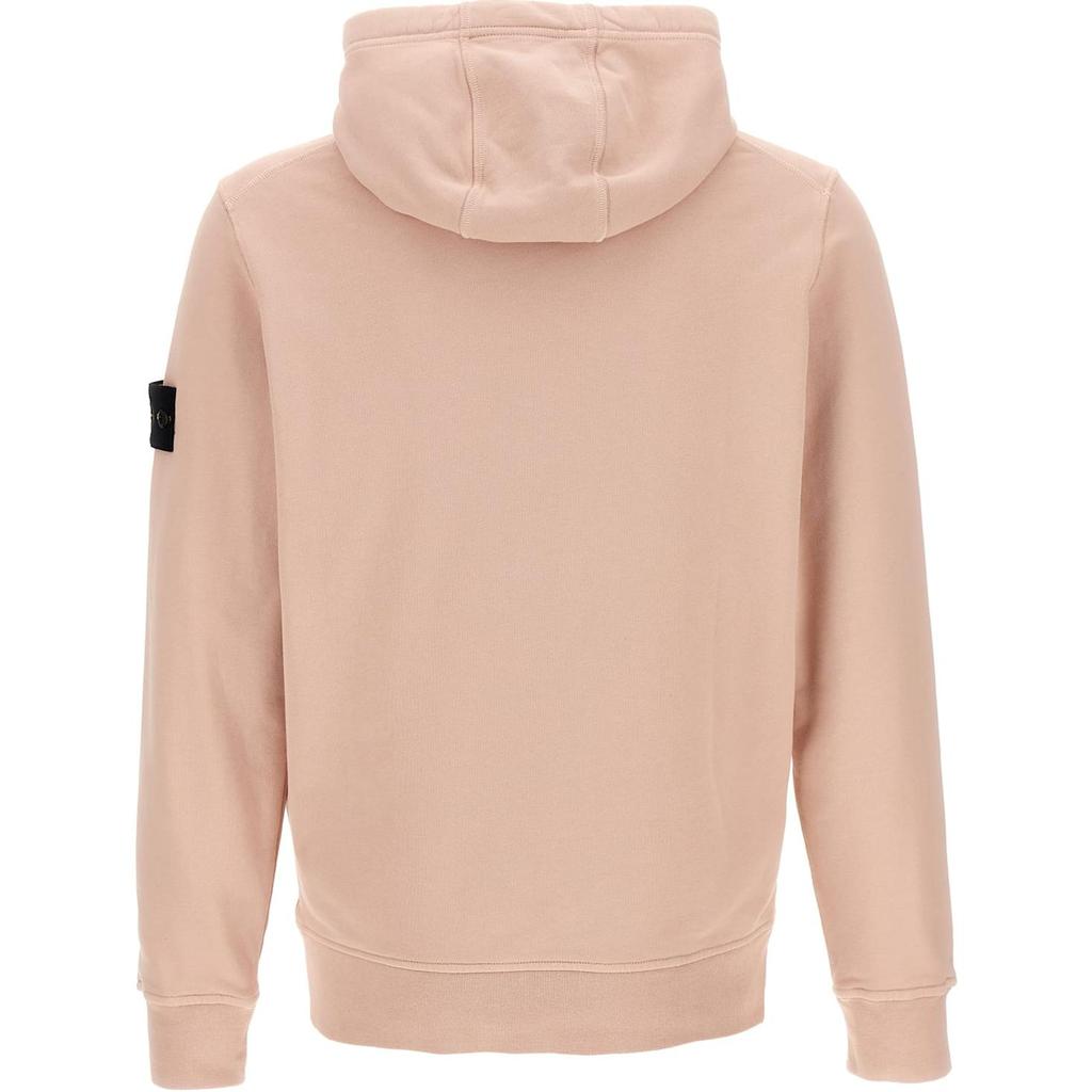 STONE ISLAND Felpa con Cappuccio e Patch Logo SS25 Manica Lunga Unisex Felpa Rosa Fiore di Ciliegio K1S1561000-45S0051-V0082