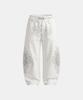 BADBLOOD H.B.B. Royal Lace Rhinestone Lightweight Jogger Pants - White
