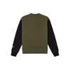 Vans Colorblock Crew Neck Long Sleeve Sweatshirt Women Tops Army-Green VN0A54M9KCZ
