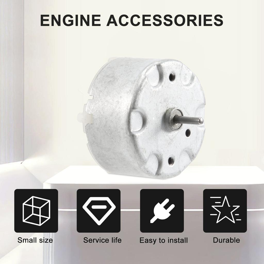 -500 TB-12560 DC 1.5 - 12 V 2700 U / MIN Idling speed 32 mm diameter DC motor silver