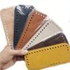 Oval DIY Handmade Purse Base Made of Faux Leather with Holes for Crochet Bag Bottoms, DIY Wallet Making