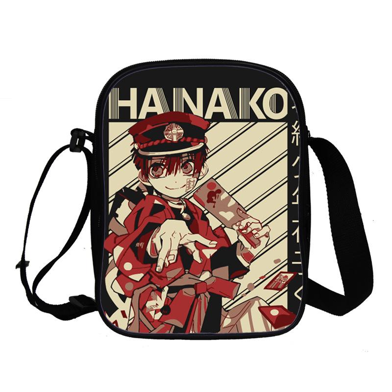Ground bound teenager Hua Zijun animation peripheral messenger bag, primary and secondary school student schoolbag 3D full color printing double