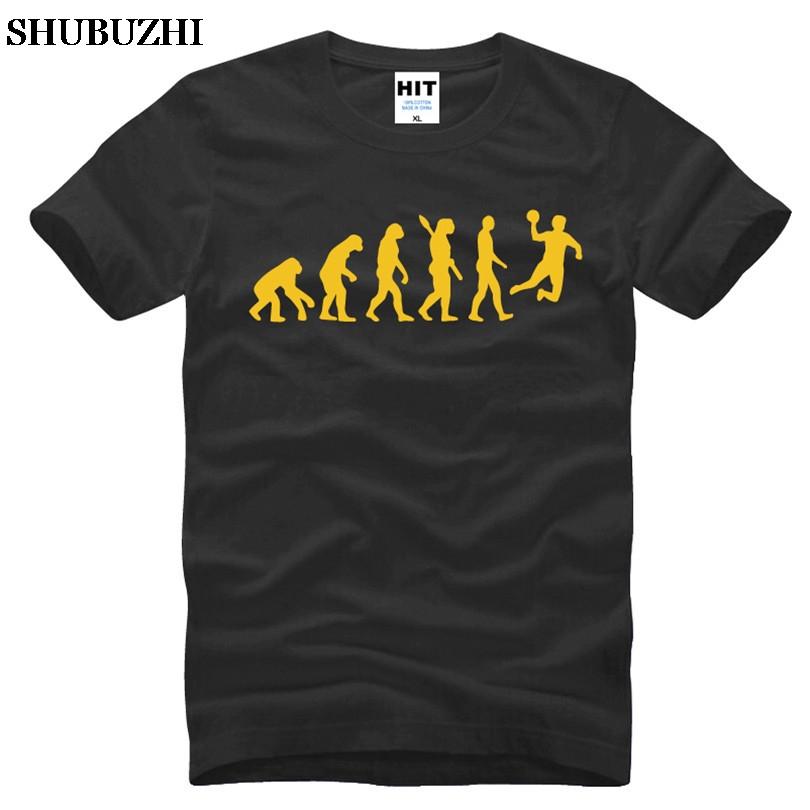 Evolution Handball T Shirt Unisex Summer Short Sleeve Fashion Cotton Cool Evolution T-Shirt   Shubuzhi Top Tees Unisex T-shirt