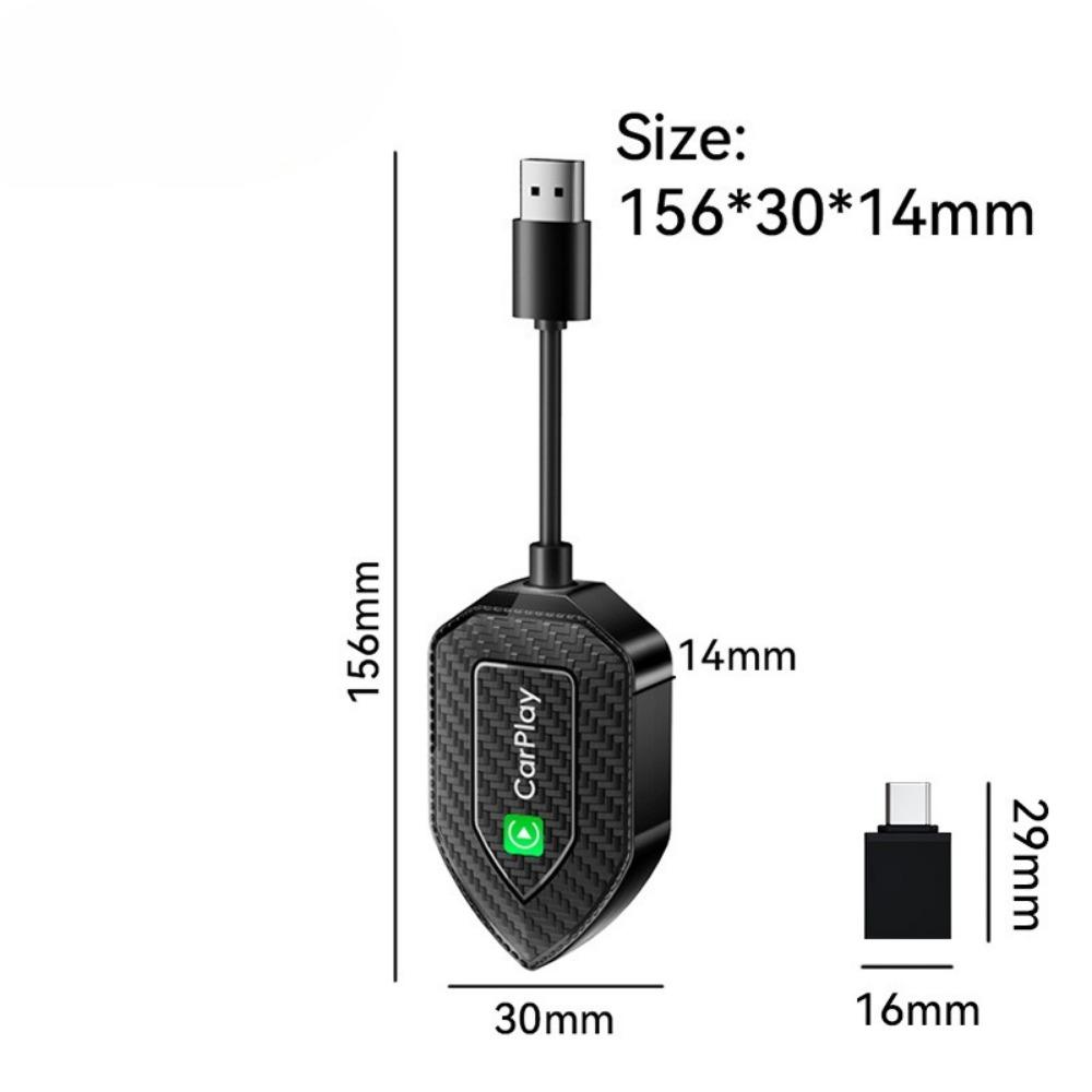 Wireless CarPlay Adapter Box Convert Wired to Wireless for Android Auto Smart Car Multimedia Module