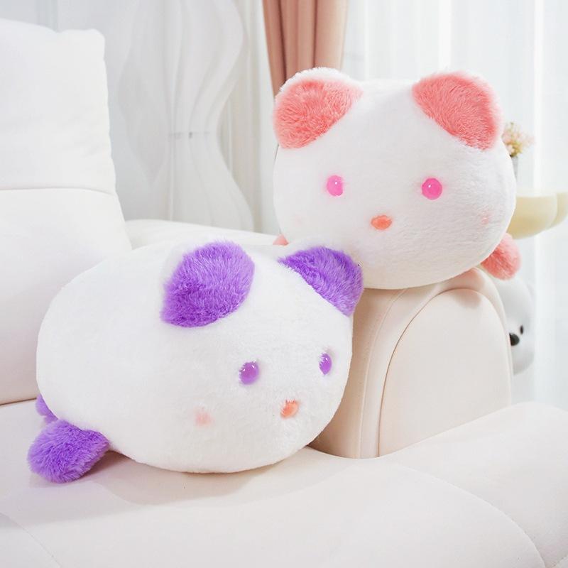 Cute Soft Cat Throw Pillow Plush Toy Doll Kitten Doll Girl Company Soothing Doll