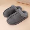 2025 new home thermal cotton slippers autumn and winter plush indoor winter thick-bottomed home slippers