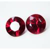 Round Diamond Cut Gemstone Pair 10 Ct Natural Red Ruby CERTIFIED Loose Gemstone MQ-8474 00J