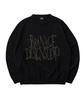 URBANAGE Wild Logo Round Oversized Knit_Black