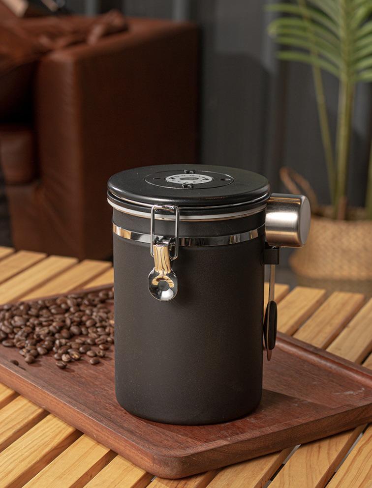 304 Edelstahl Luftdichter Kaffee- und Getreidevorratsbehälter