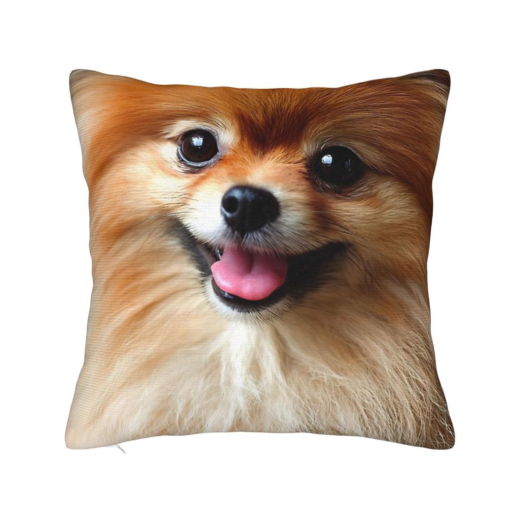 Cute Puppy Pet Pillow Cover Morden Pillow Case For Office Car Home Decor Soft Cushion Cover Gift