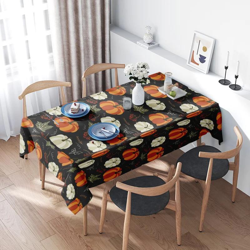 Decorative Tablecloth with Autumn Floral Pattern Premium Quality for Dining Room Decoration 100x145cm