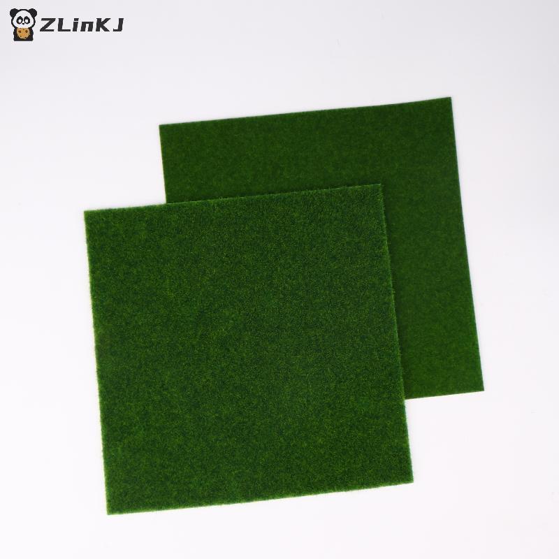 1/2PCS 3mm 5mm 8mm Thick 15/30cm Square Artificial Lawn Carpet Grass Mat DIY Project Model Scene Railway Layout Accessories