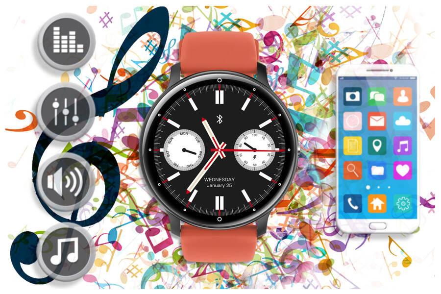 Smartwatch Unisex Gravity Gt1-3 Pro - Rozmowy Bluetooth, Dodatkowy Pasek (Sg027C)