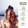 Angel Devil Fantasy Art Print Blanket Soft Comfortable All Seasons Couch Office Nap Travel Blanket Birthday Gift Christmas Present