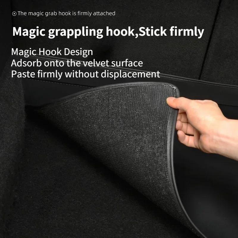 Anti-kick Pad Leather Trunk Mats for Tesla Model Y Model 3 Highland Rear Trunk Protector Pad All Weather Split Dog Liner Pet Mat