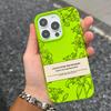 Skizze Blume Weiche Hülle für iPhone 16 15 14 13 12 11 Pro Max 14 15 16 Plus Neue Halbe Hülle Sturzfest und Stoßfest Handyhülle