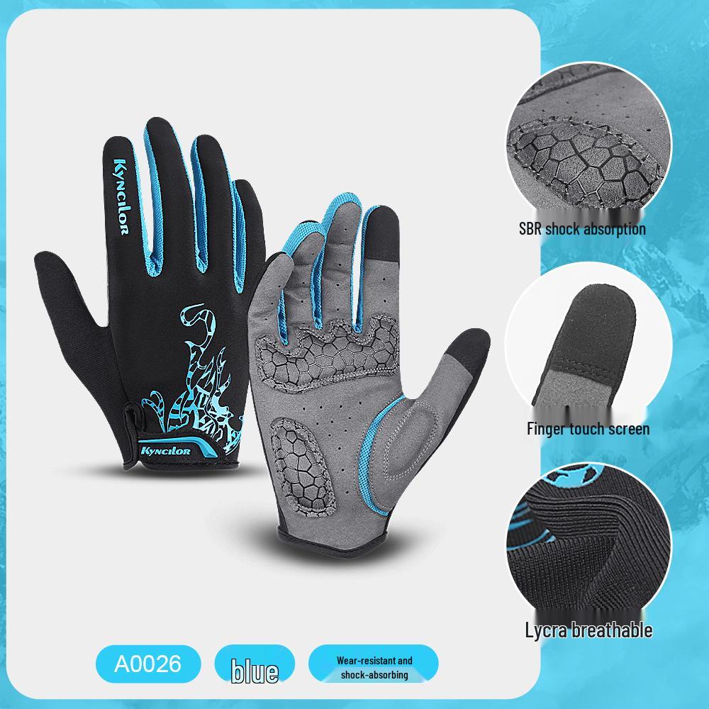 Four Seasons Windproof Shock-Absorbing Non-Slip Cycling Fitness Gloves