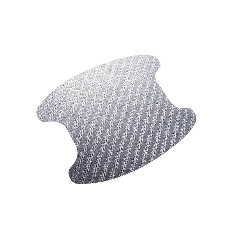 Universal 4 Pcs Car Door Handle Wrist Sticker Black/Silver/Blue Exterior Scratches Resistant Protector Cover Auto Accessories
