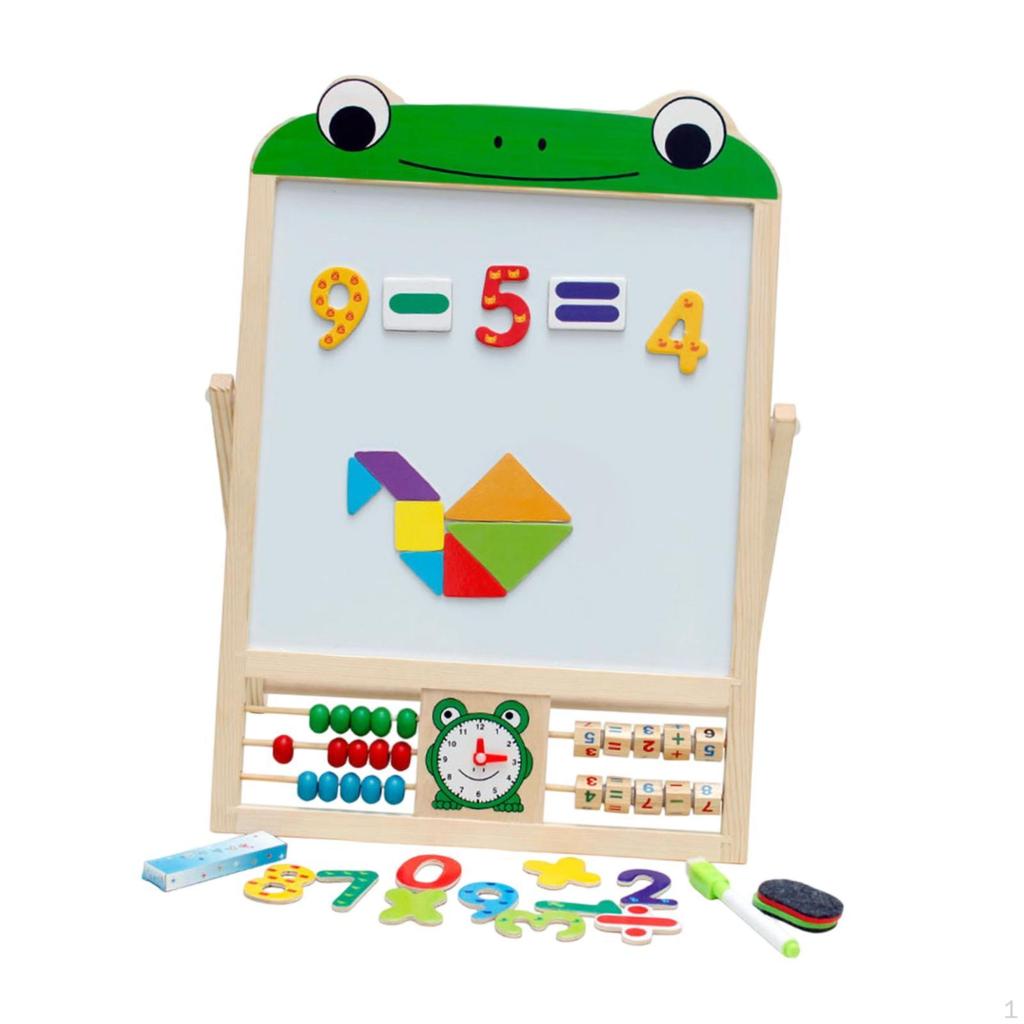 Drawing Board Learn Toy Educational Ideal Gift Painting Kids Art Easel Frog