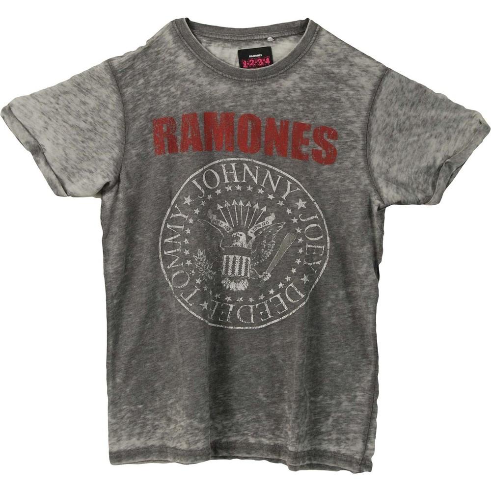 Ramones Presidential Seal Vintage T-shirt Small Grey Unisex T-Shirt XXL