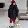 Children's Down Jacket Hooded Natural Fur Collar Winter Girls' Coat Warm White Duck Down Boys' Loose Fit Jacket